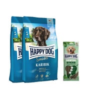 Sensible Karibik Doppelpack + Dental Snacks Dental Sticks 22,1 kg