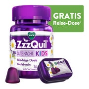 Produktabbildung: WICK ZzzQuil® Gute Nacht KIDS Melatonin 30 St
