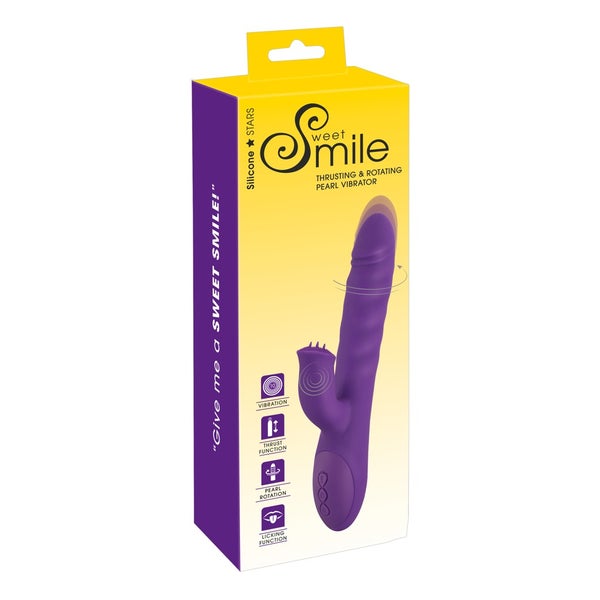 Sweet Smile - Rabbitvibrator mit Eichelansatz 1 St