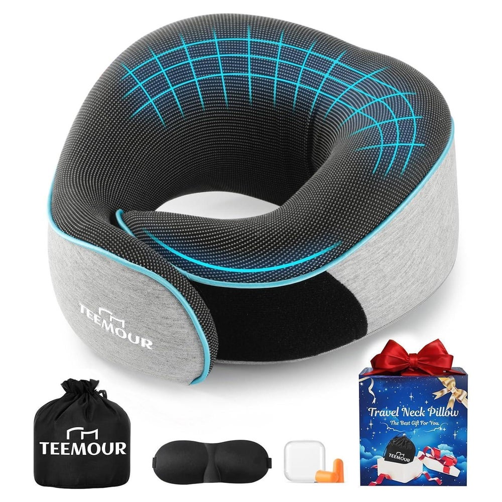 Nackenkissen Memory Foam Reisekissen mit 360 Grad 1 St