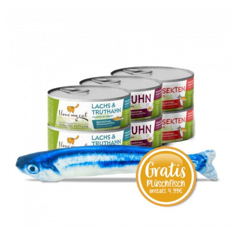 I love my cat Starter-Paket mit Katzenfutter Nass 600 g 600 g