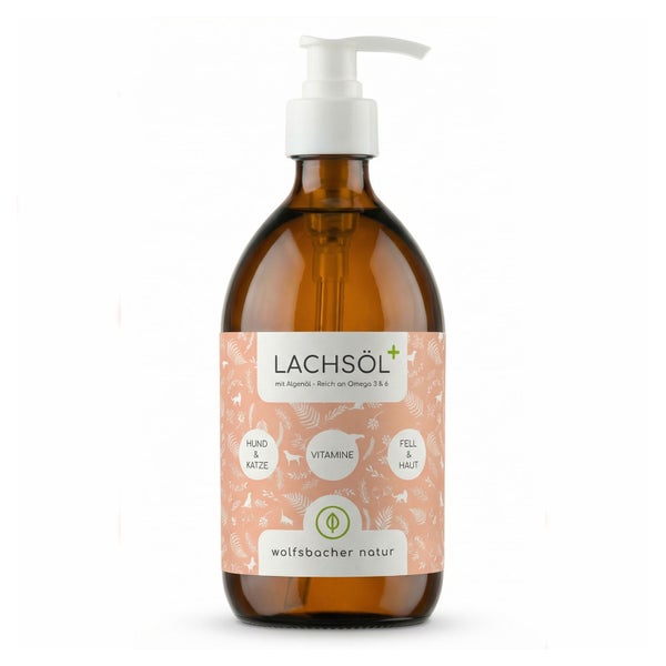 Wolfsbacher Natur Lachsöl PLUS 500 ml