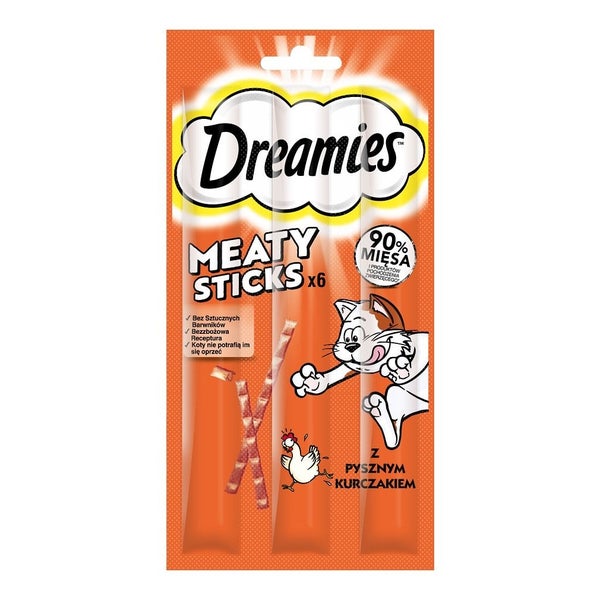 DREAMIES Meaty Sticks mit Huhn für adulte Katzen 0,03 kg