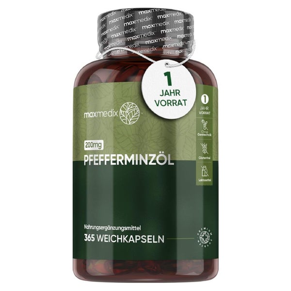 maxmedix Pfefferminzöl 365 St