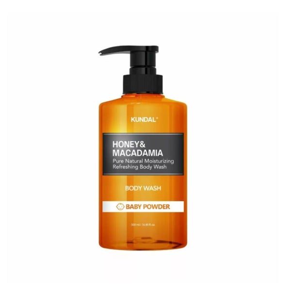 Honey & Macadamia Pure Body Wash Baby Powder 500 ml