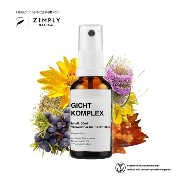 Zimply Natural GICHT KOMPLEX - Pflanzbasierte Rezeptur 30 ml