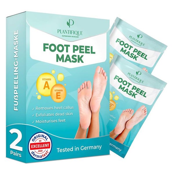Fußmaske - Hornhaut Socken - Fussmaske Vitamine 2 Paar Hornhautentferner Socken 2 St