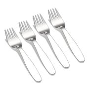 Edelstahl Kinderbesteck Set 4 Gabeln 18/8 Silber 1 St