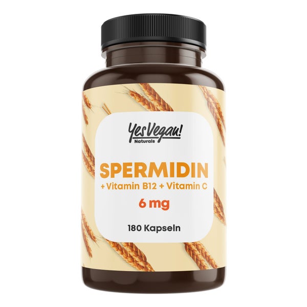 Spermidin 6 mg hochdosiert, Weizenkeim Polyamine 180 St 1 x 180 St