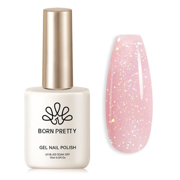 Nagellack Gel UV LED Holografisch Transparent Natur Jelly Gl 1 St