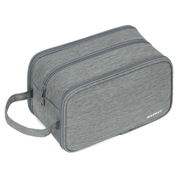 Kosmetiktasche Kulturbeutel Damen Herren Schminktasche Grau 1 St