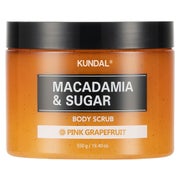 KUNDAL Macadamia & Zucker Körperpeeling – Pink Grapefruit 550 g