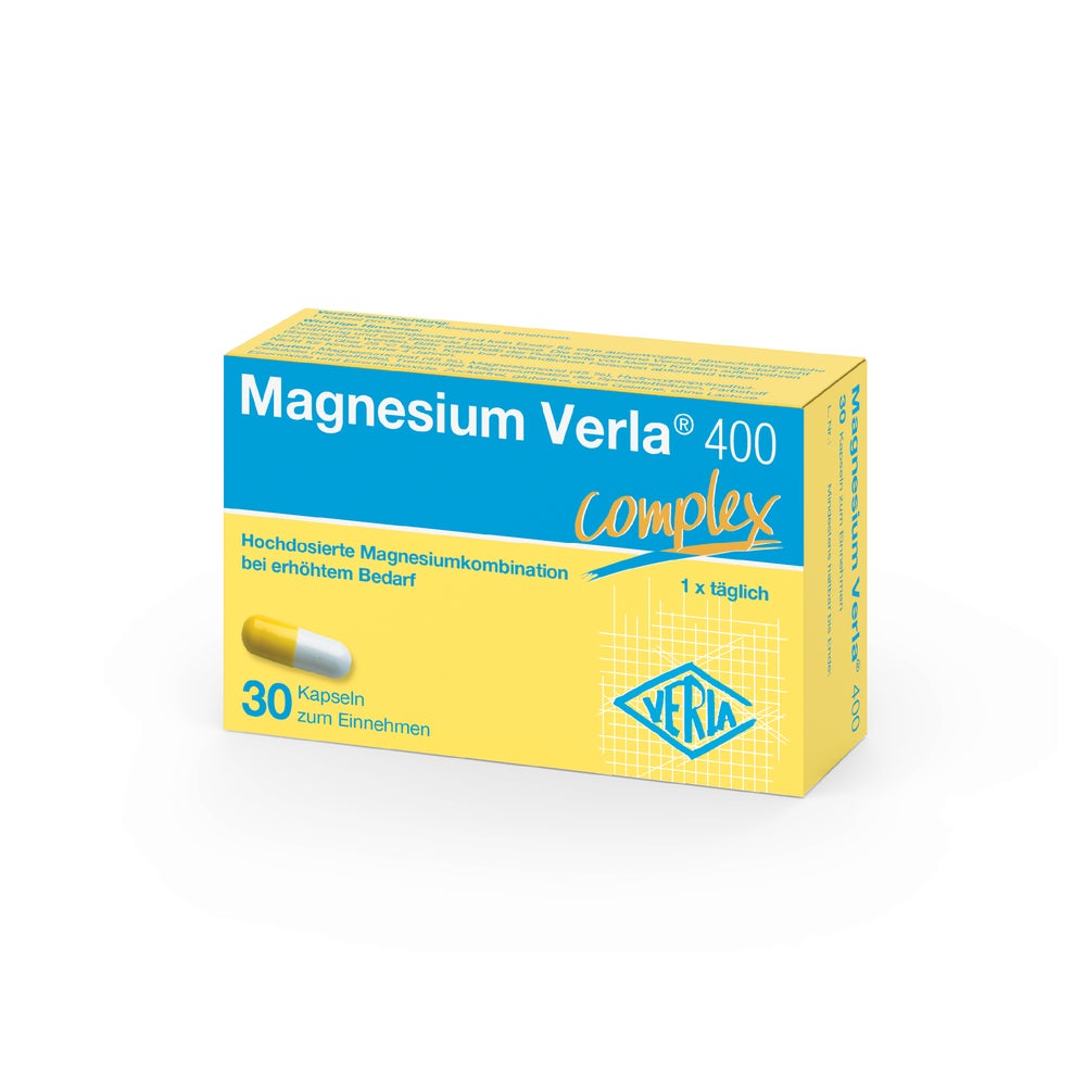 Magnesium Verla 400 Kapseln 30 St