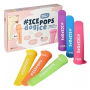Hundeeis am Stiel, [6-er] Pack Eisform Hund, Eis für Hunde 6 St