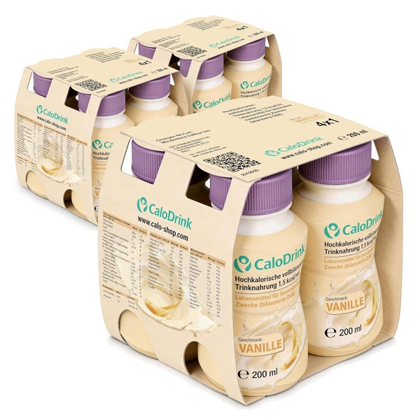 CaloDrink Vanille Hochkalorische Trinknahrung (12 x 200 ml) 12X200 ml