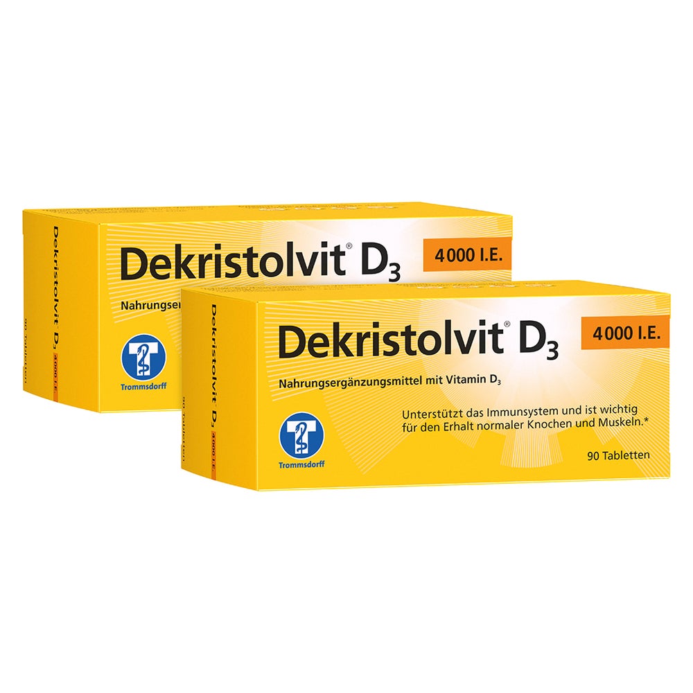 Dekristolvit D3 4.000 I.E. Doppelpack 2X90 St