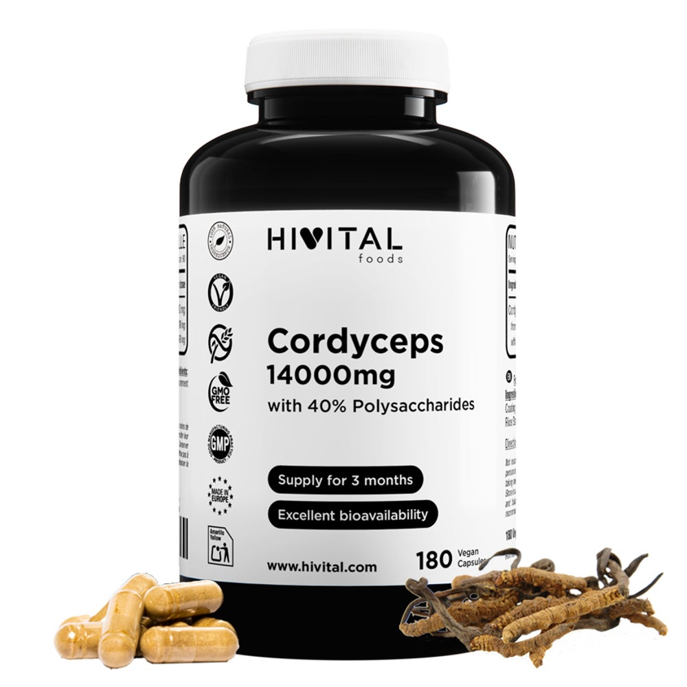 Cordyceps 14000 mg | 180 vegane Kapseln 180 St