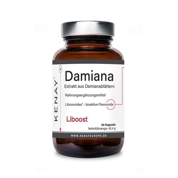 Damiana | Extrakt aus Damianablättern | 60 Kapseln  KENAY® 60 St