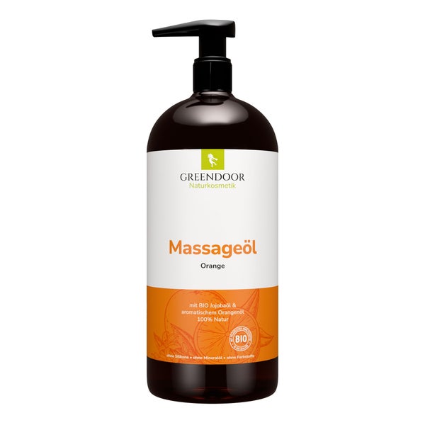 GREENDOOR Massageöl XL Orange 500 ml
