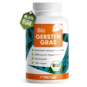 ProFuel - Bio Gerstengras Kapseln 3000mg 100% Vegan 365 St