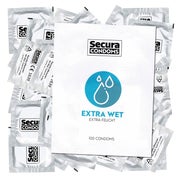 Produktabbildung: Secura «Extra Wet» 100 extra feuchte Kondome für lang anh (100 Kondome) 100 St