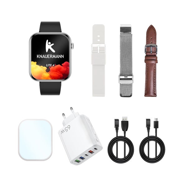 Knauermann Lite 4 (2026) Smartwatch mit GPS & Telefonfunktion 1 St