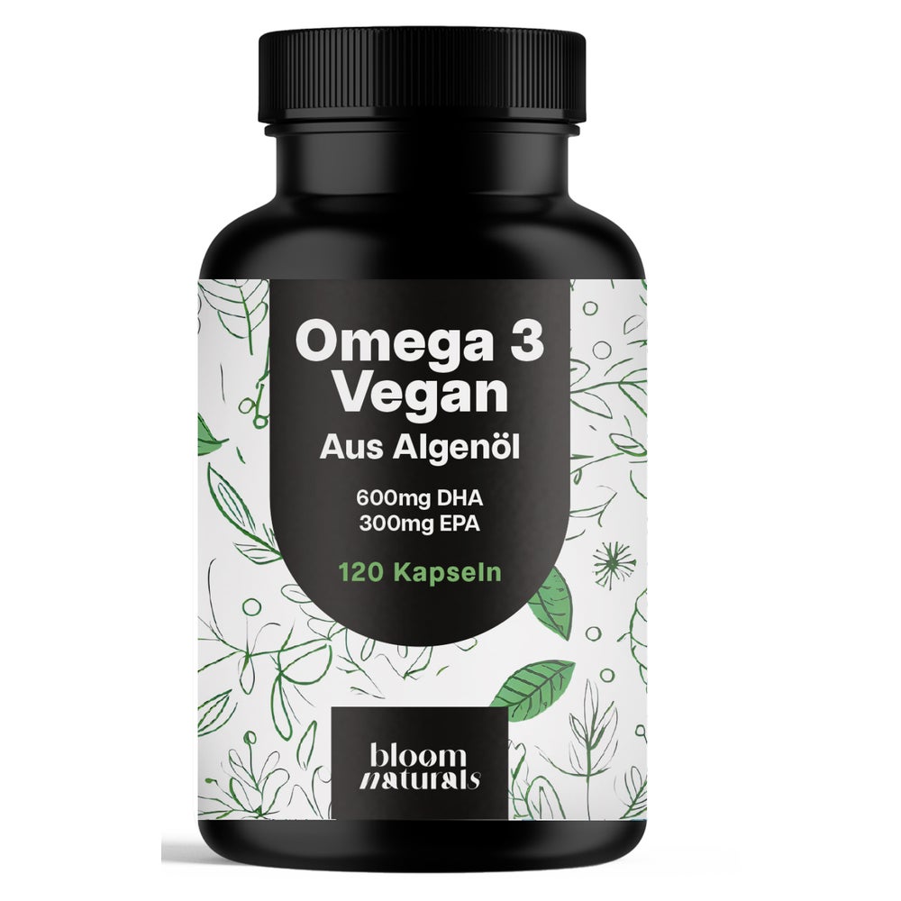 Omega 3 Algenöl - 120 Kapseln - Bloom Naturals 120 St