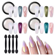 Nail Powder Pigment Cromepulver Perle Nägel Nailart Metallis 1 St