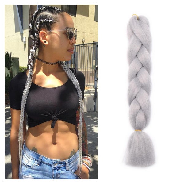 Braids Kunsthaar Einflechten Jumbo Ombre 60 cm (1er Pack) Si 1 St
