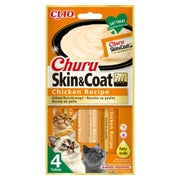 INABA Churu Skin&Coat 4x14g mit Huhn für Katzen 0,056 kg