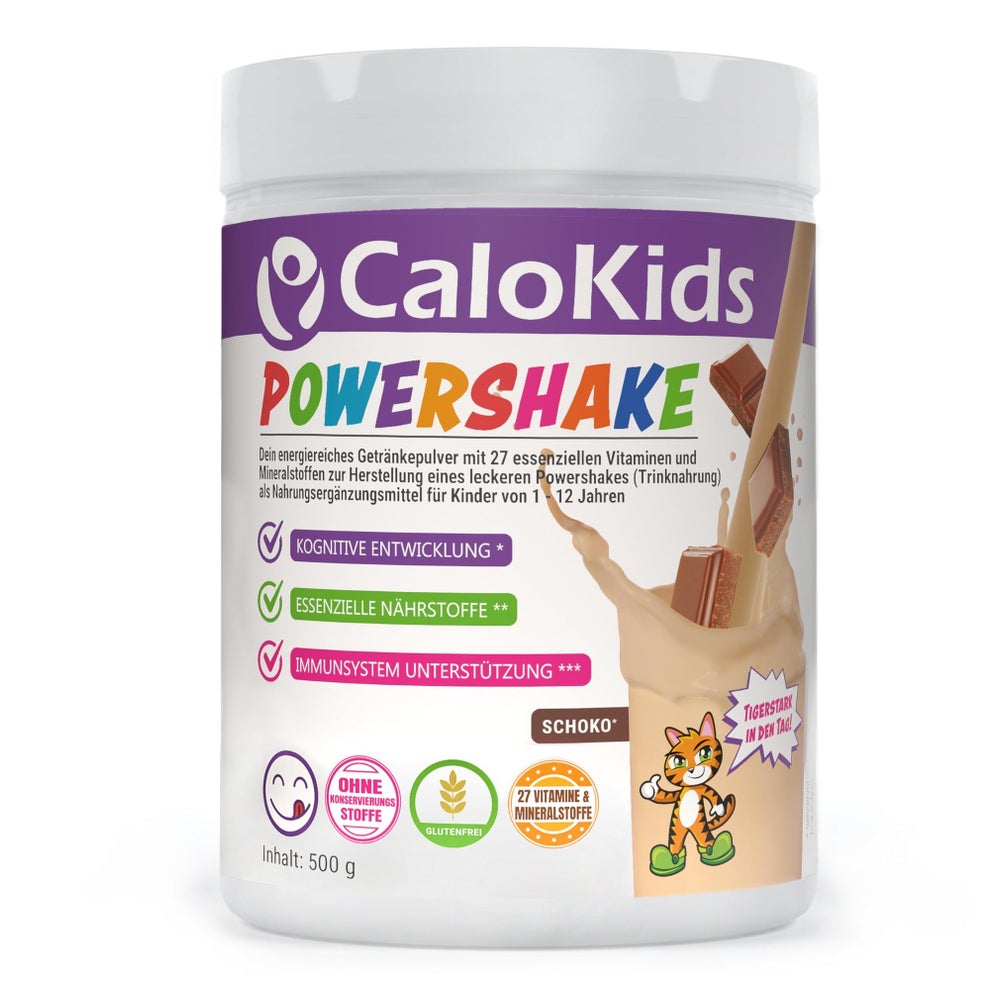 Calokids Powershake Trinknahrung Schokolade Pulver 500 g