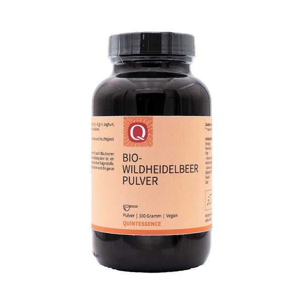 Quintessence Bio Wildheidelbeer Pulver - in Bioqualität 100 g
