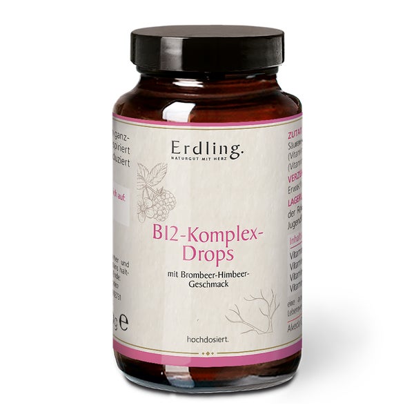 Vitamin B12-Komplex Brombeer - Himbeer Drops - 50 Stück 50 St