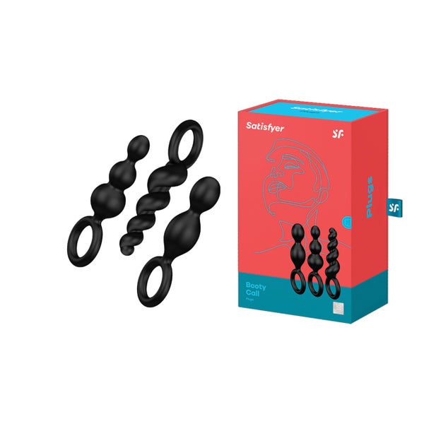 Satisfyer - Satisfyer Booty Call Plugs Pack Black