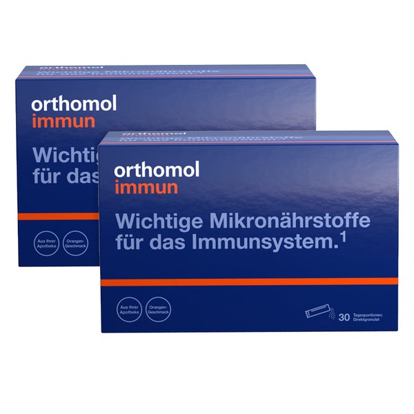 Doppelpack Orthomol Immun Orange 2X30 St