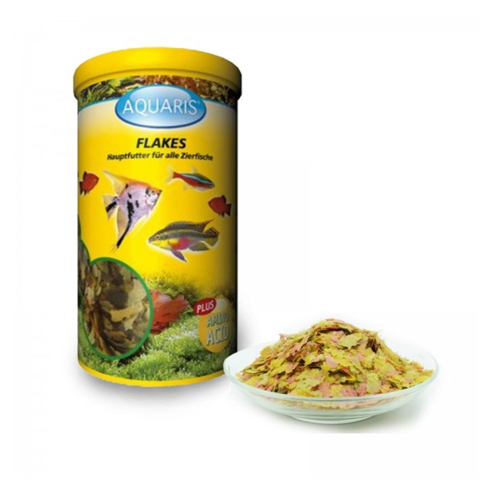 AQUARIS Aquarium Fischfutter Flakes 180 g