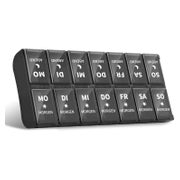 Opret Deutsche Tablettenbox 7 Tage 2 Fächer Morgens Abendsro 1 St