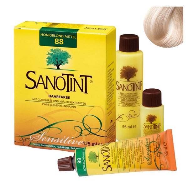 SANOTINT sensitive 88 Honigblond Mittel 125 ml