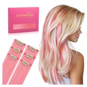 Extensions Clip in Echthaar Remy 50cm-30g-6pcs #Pfirsich Ros 1 St
