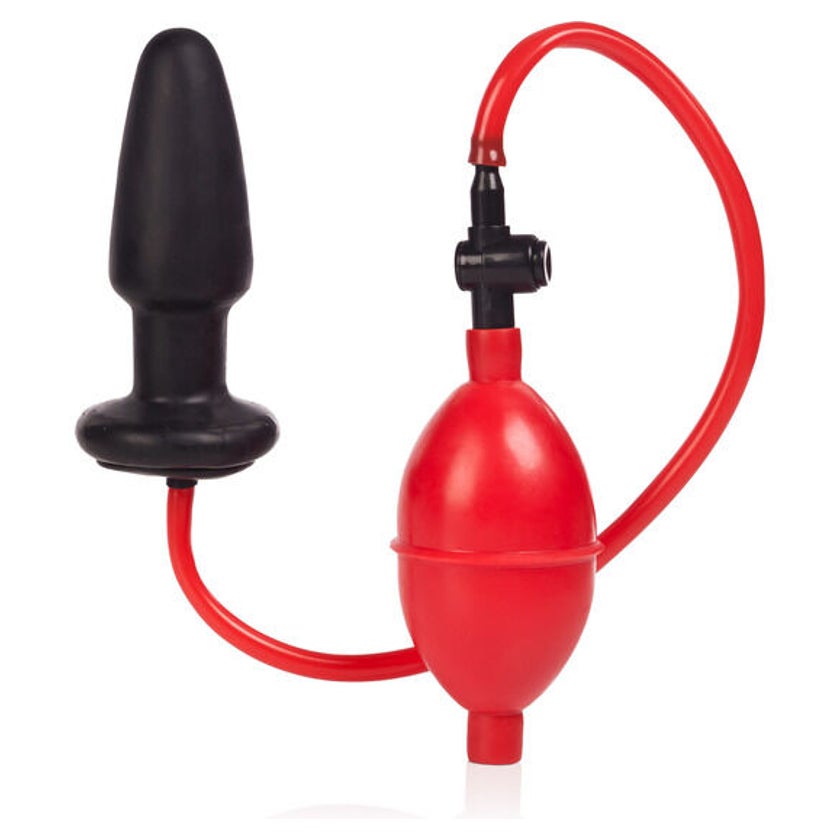 anal plug pumpe Rimba Latex Play - Inflatable Anal Tulip-Shaped Plug with Pump main image 1
