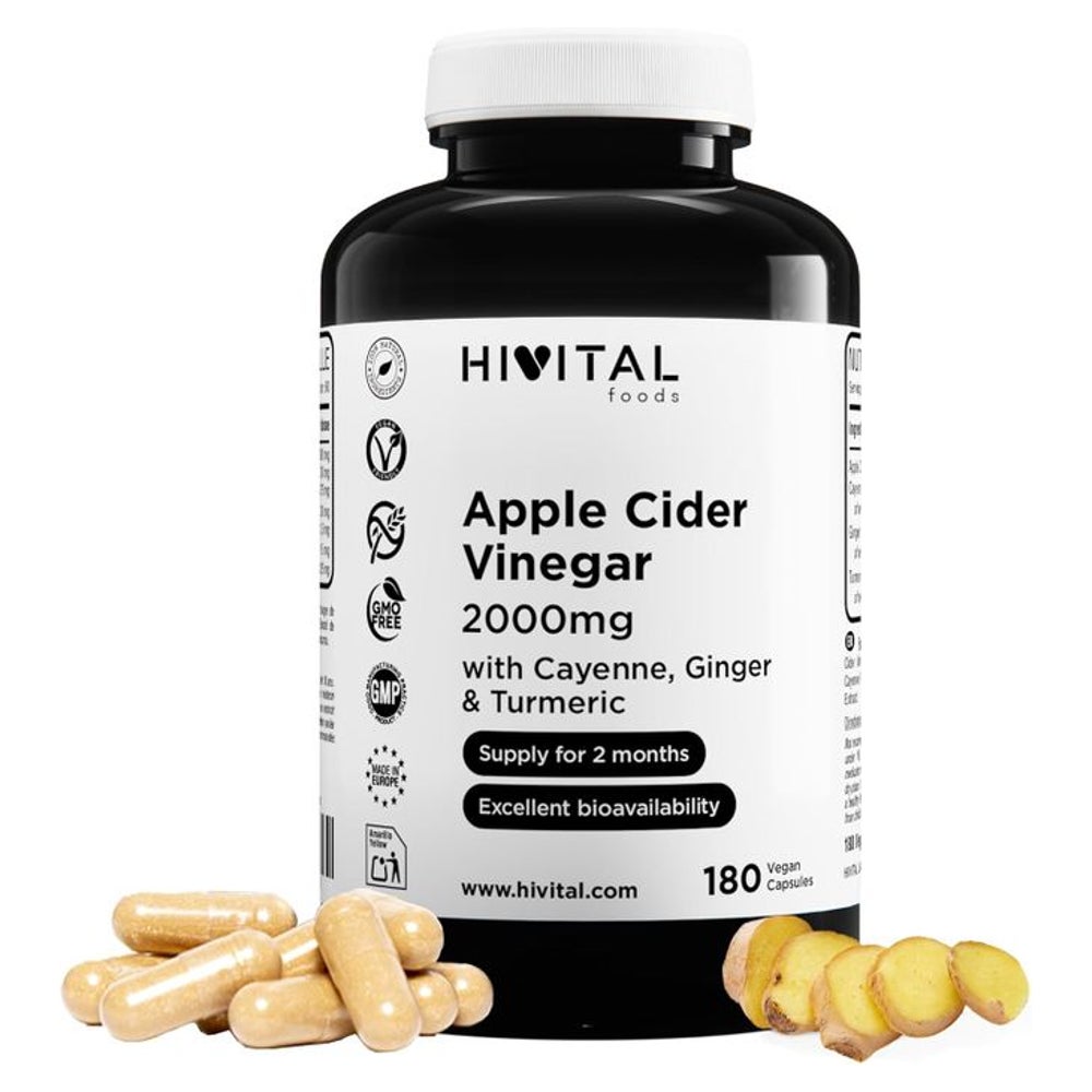 HIVITAL Apfelweinessig 2000 mg Kapseln 180 St