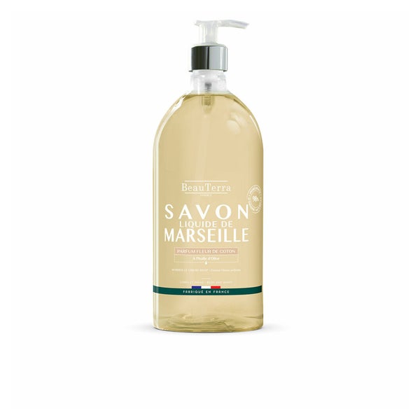 Beauterra Marseille Jabón Flor De Algodón 1000ml 1 l