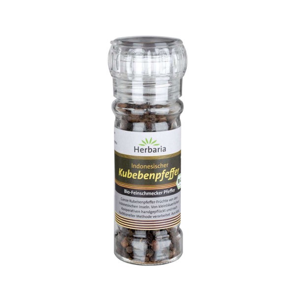 Herbaria Indonesischer Kubebenpfeffer Glasmühle Bio 35 g