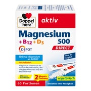 Produktabbildung: Doppelherz Magnesium 500 + B12 + D3 DEPOT DIRECT 60 St
