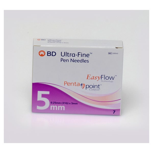 Bd Ultra-fine Pen-nadeln 5 Mm 31 G 0,25 Mm 7 St