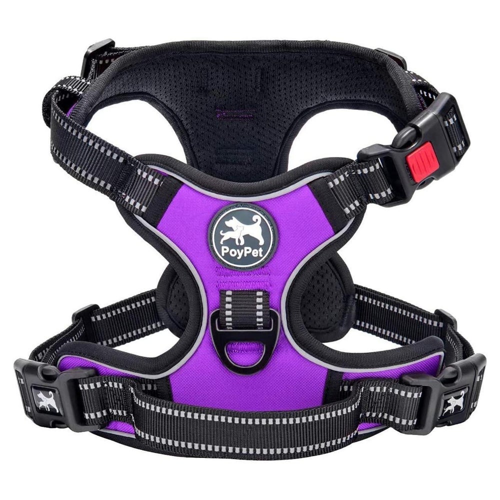 Hundegeschirr Keine Pull Reflektierend Front Griff M Violett 1 St