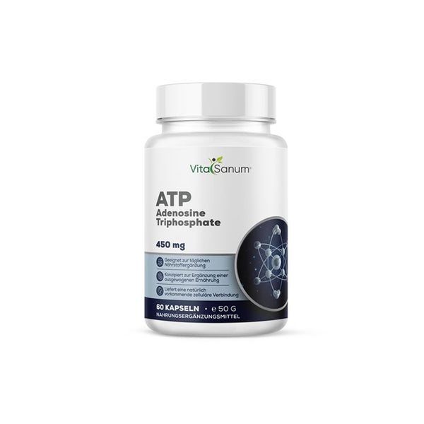 VitaSanum® - ATP (Adenosintriphosphat) 450 mg 60 Kapseln  St