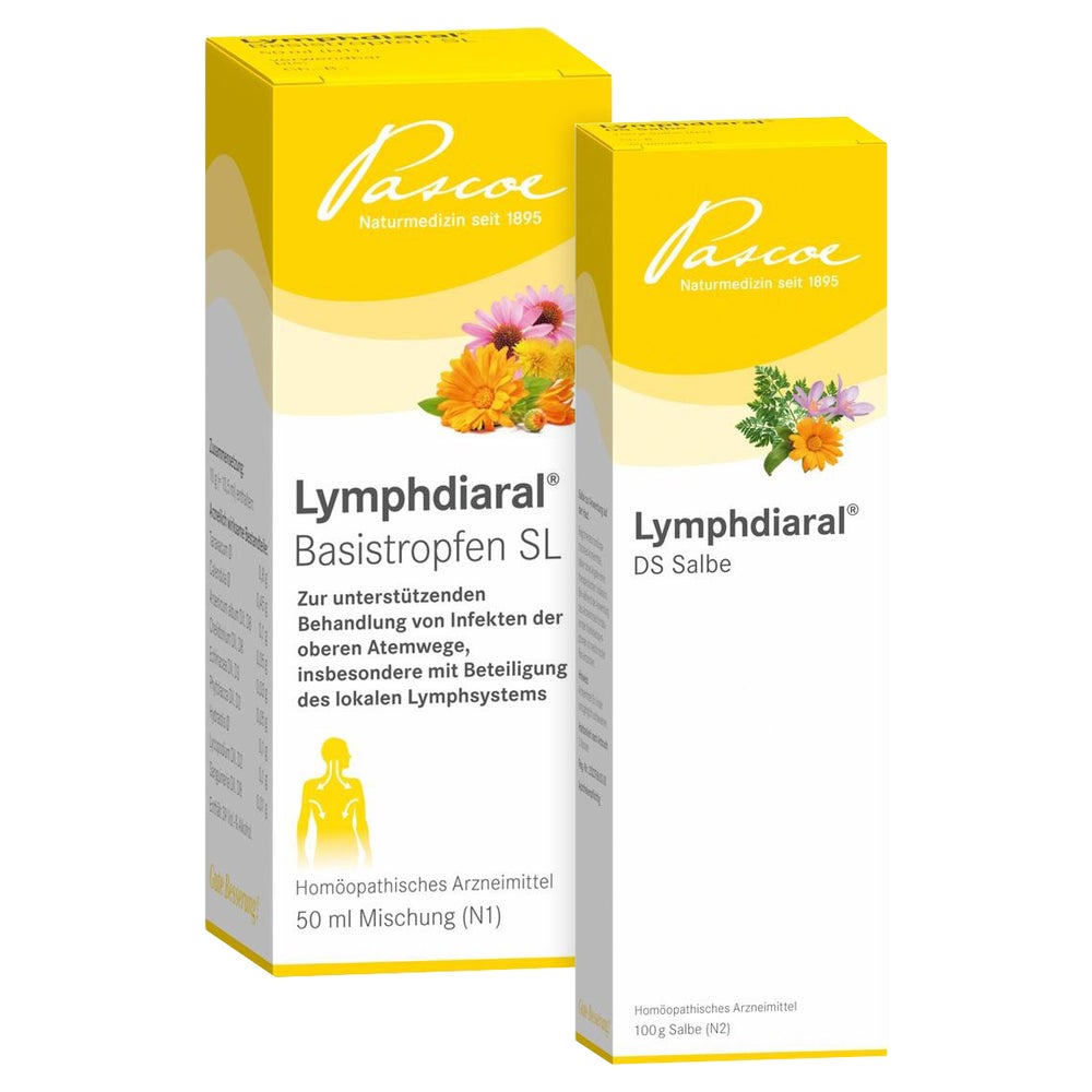 Lymphdiaral Basistropfen + DS Salbe 1 Set