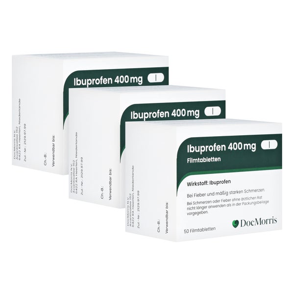 DocMorris Ibuprofen 400 mg Filmtabletten 3X50 St