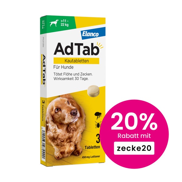 AdTab Hund 11 - 22 kg Kautablette 3 St